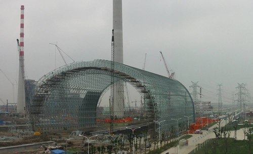發(fā)電廠球形網(wǎng)架